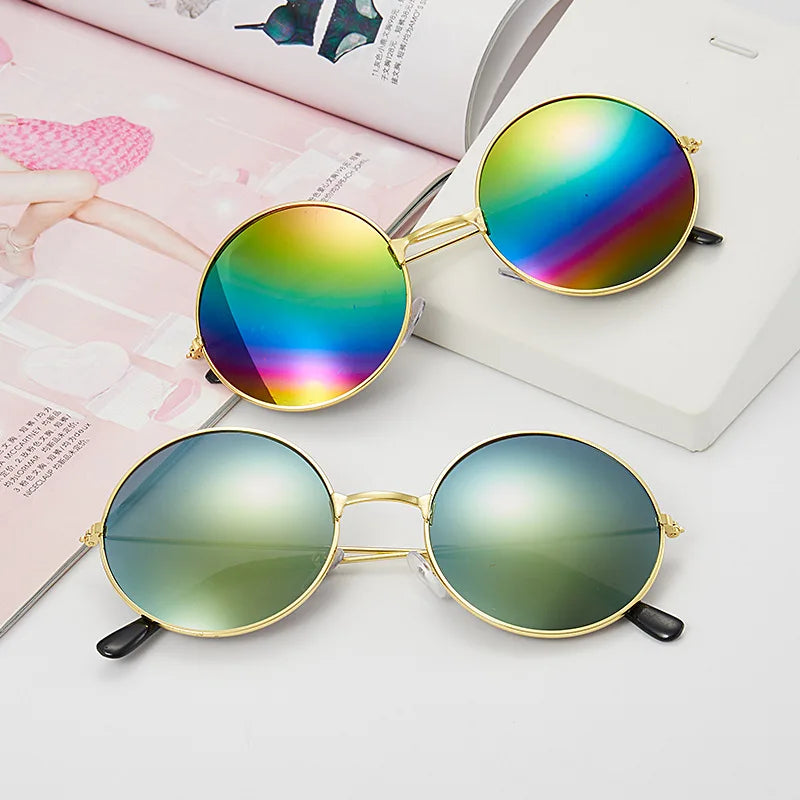 Lunettes de soleil polarisées vintage rondes rétro pour hommes et femmes