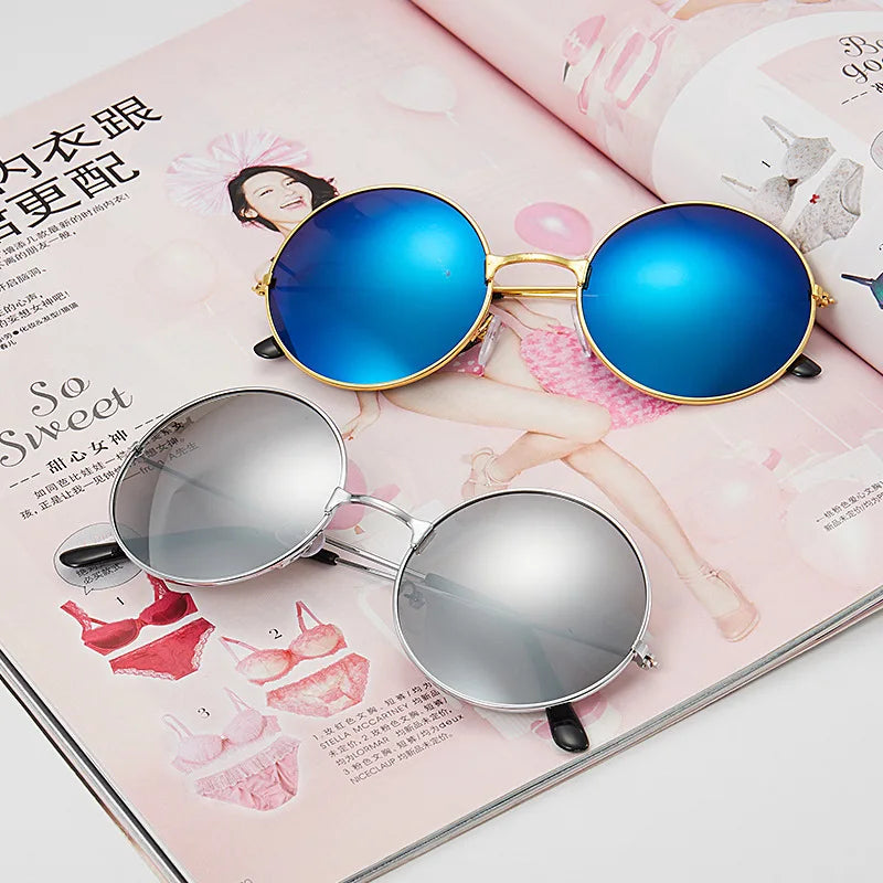 Lunettes de soleil polarisées vintage rondes rétro pour hommes et femmes