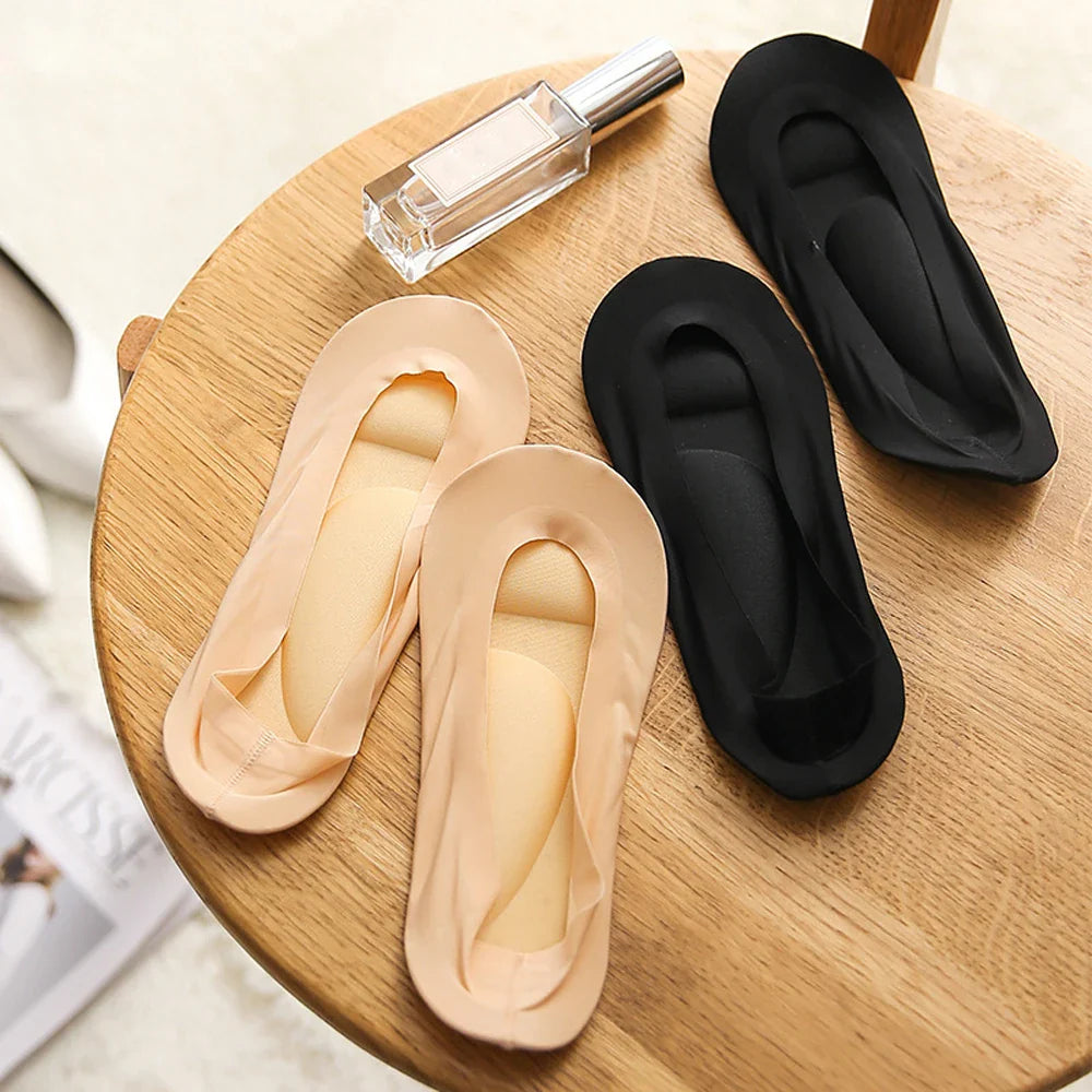 Secret de Confort: Chaussettes Invisibles avec Gel