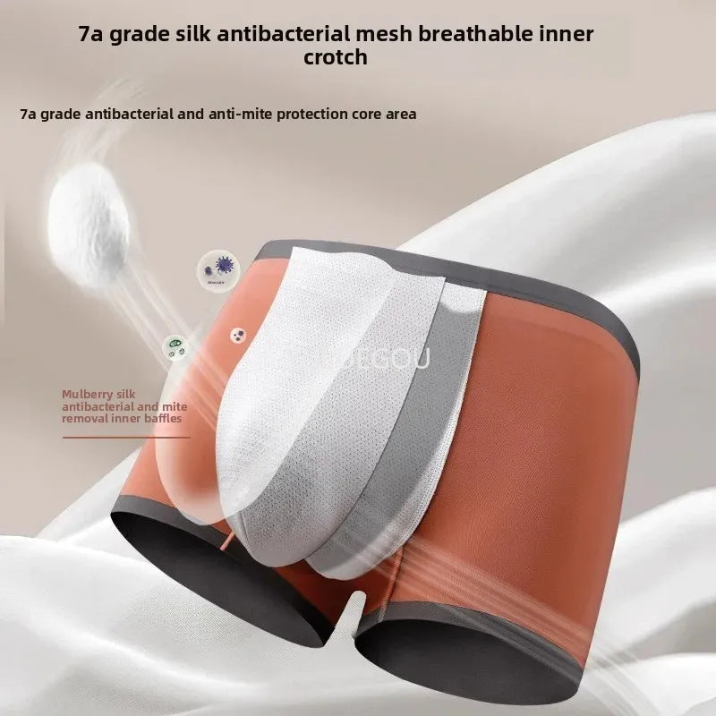 Sensation Antibactérien Boxers pour Hommes - 3 Pcs