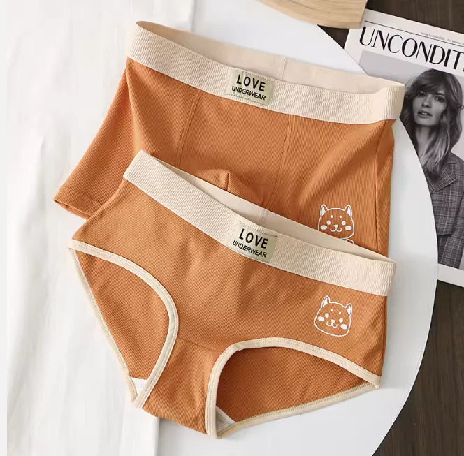 Boxer Duo Couple Assorti – Confort, Douceur & Complicité au Quotidien - La paire