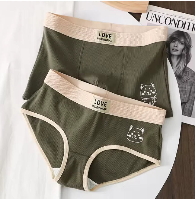 Boxer Duo Couple Assorti – Confort, Douceur & Complicité au Quotidien - La paire