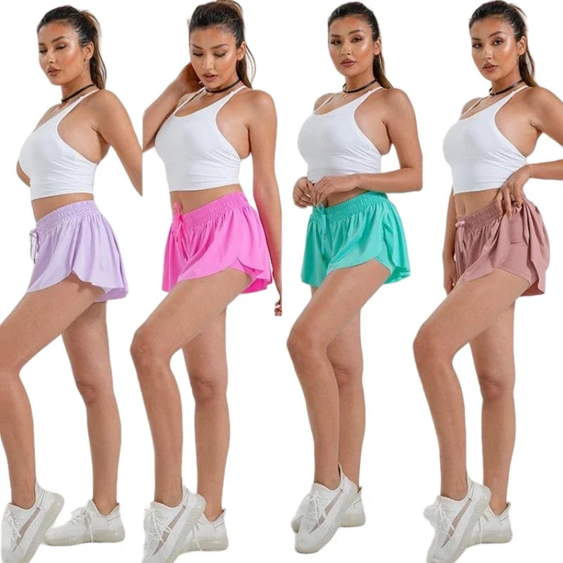 Shorts Papillon 2-en-1 : Performance et Élégance